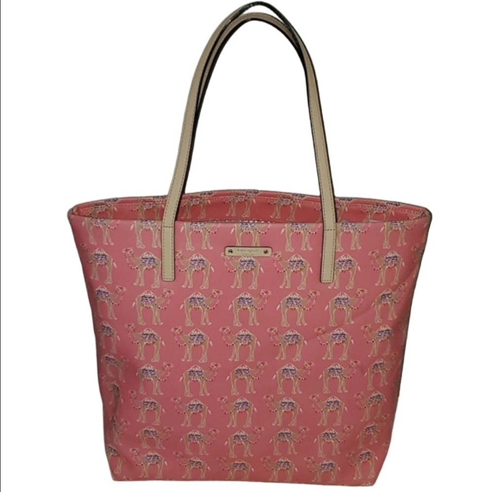 Kate Spade Bon Shopper Spice Things Up Camel Tote